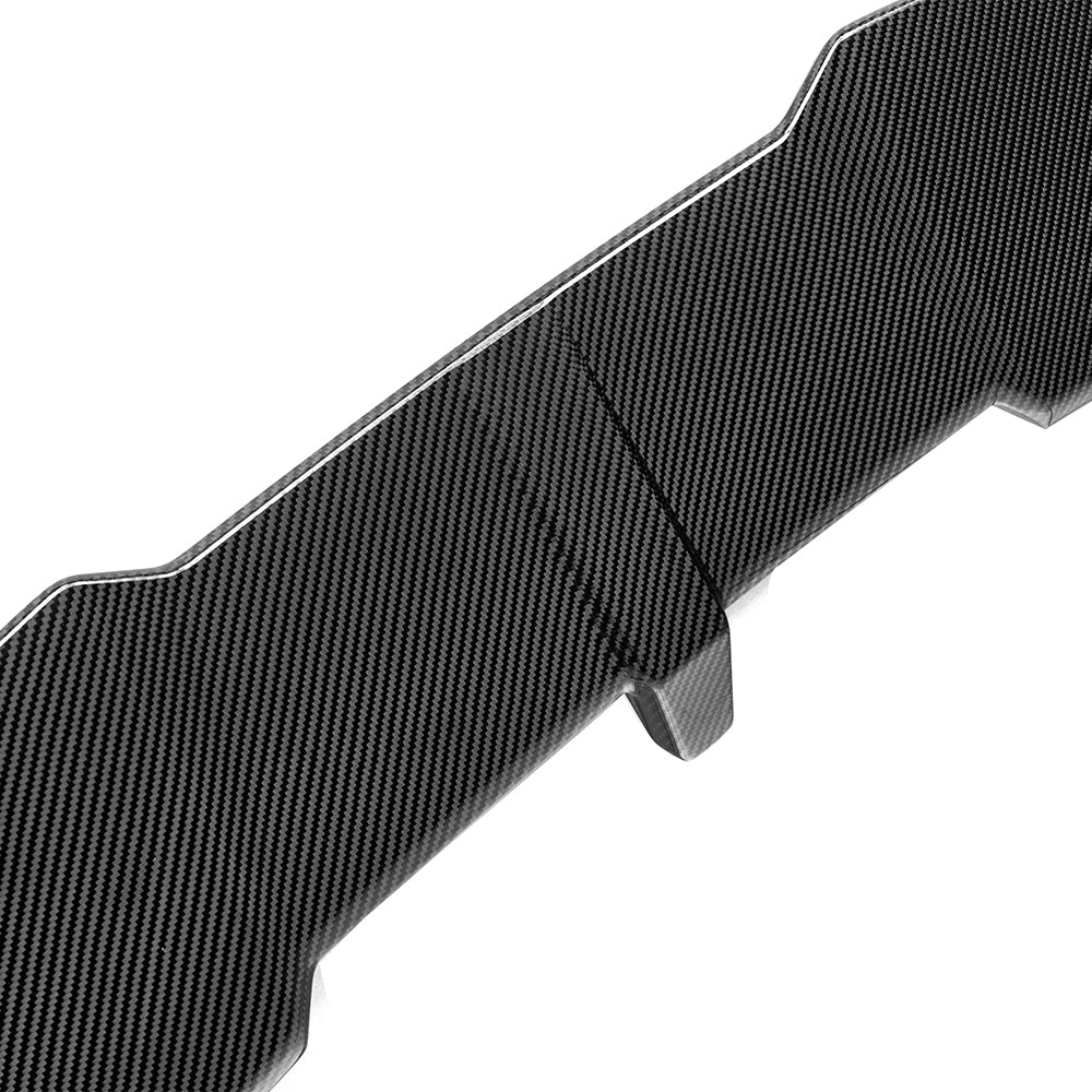 SOOQOO BMW M5 G99 carbon fibre spoiler - side profile view