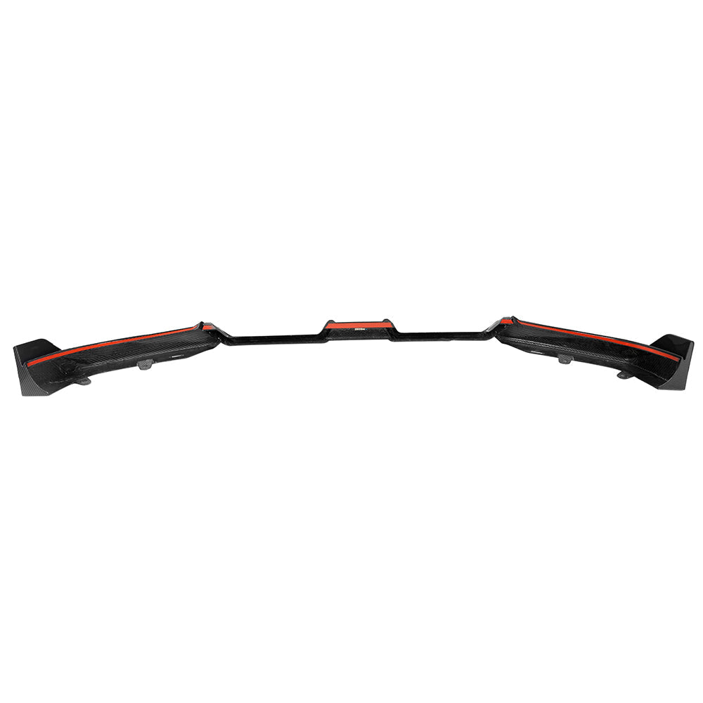 SOOQOO BMW X6 G06 carbon fibre front splitter - detail shot of mounting points