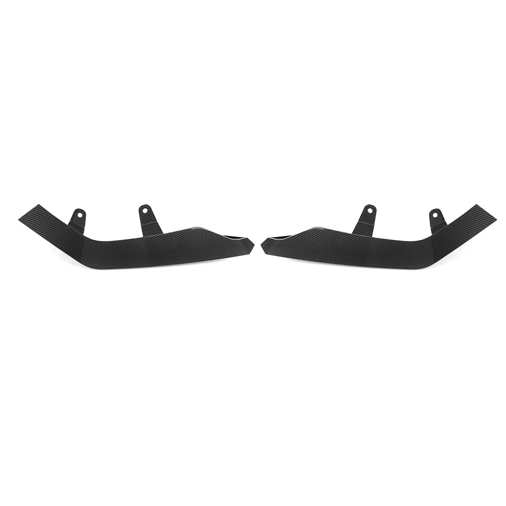 SOOQOO BMW X6 G06 carbon fibre front splitter - full vehicle shot with part installed