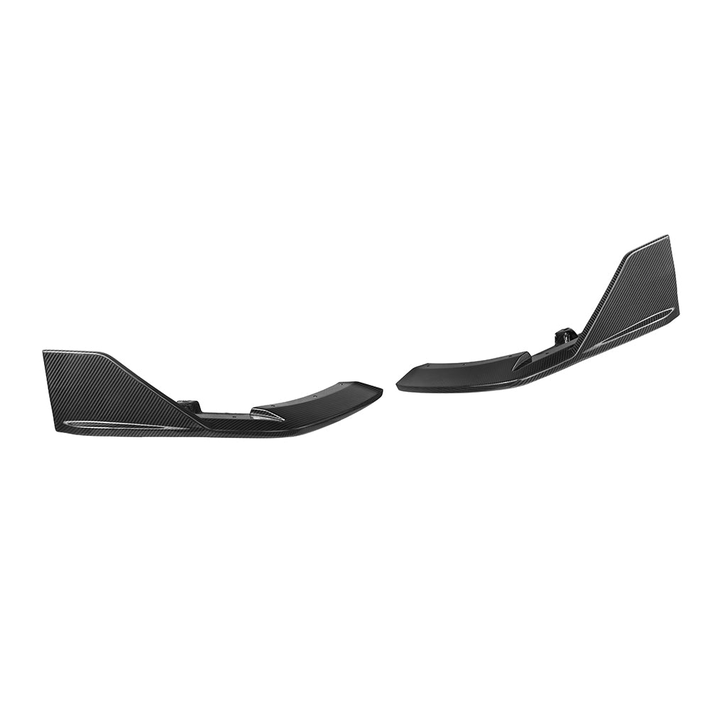 SOOQOO BMW X6 G06 carbon fibre rear diffuser - front three-quarter view
