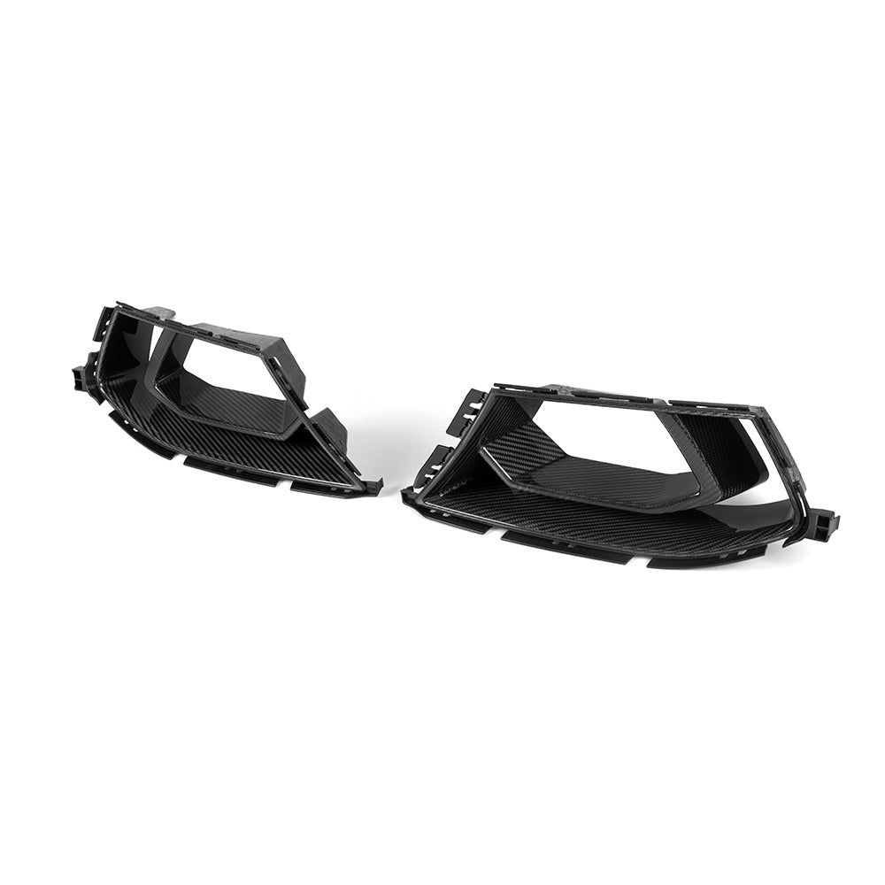 SOOQOO BMW M3 G80 carbon fibre front duct - installation fitment view