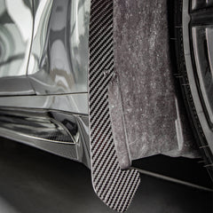 SOOQOO BMW M3 G80 carbon fibre carbon trim - rear three-quarter view