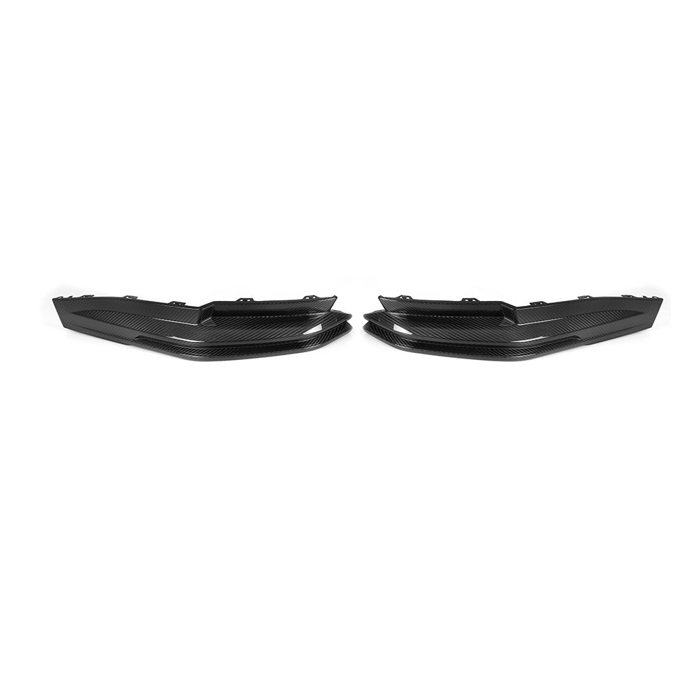 SOOQOO BMW M4 G82 carbon fibre rear diffuser - installation fitment view