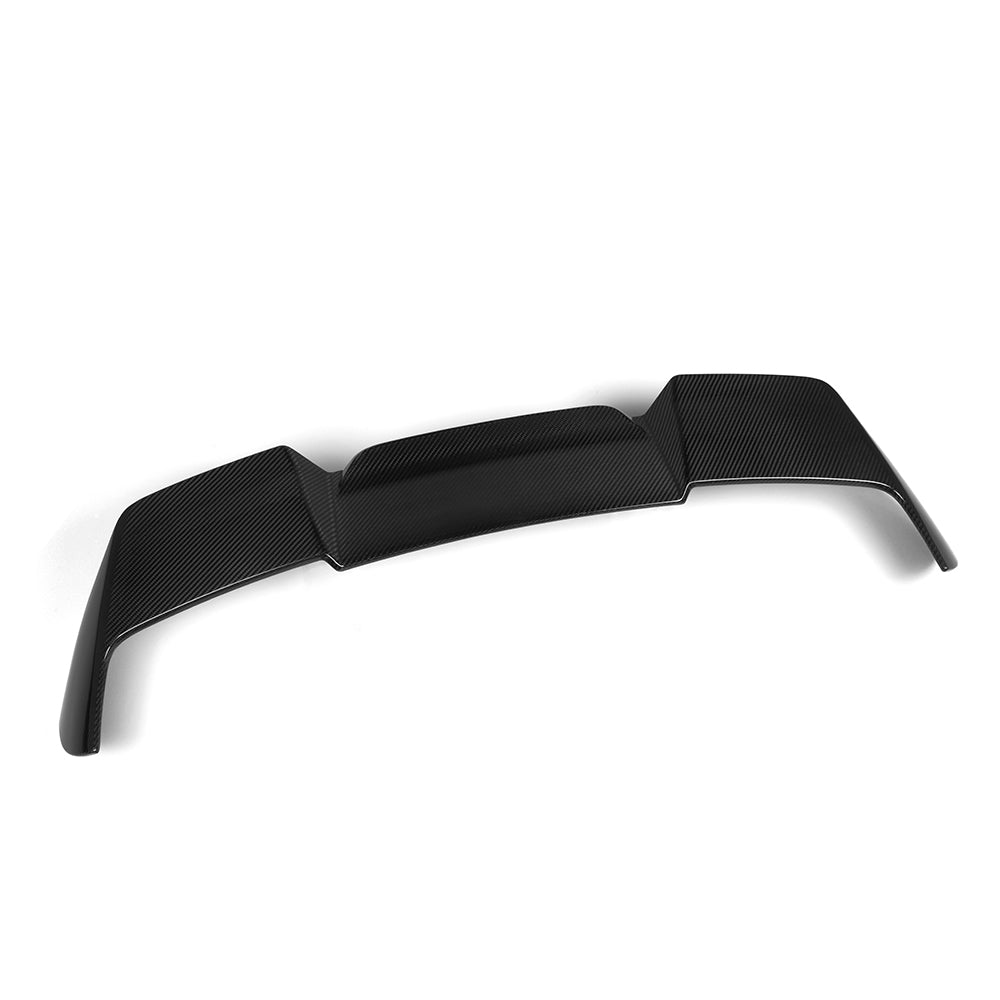 SOOQOO BMW X5 G05 carbon fibre spoiler - installation fitment view