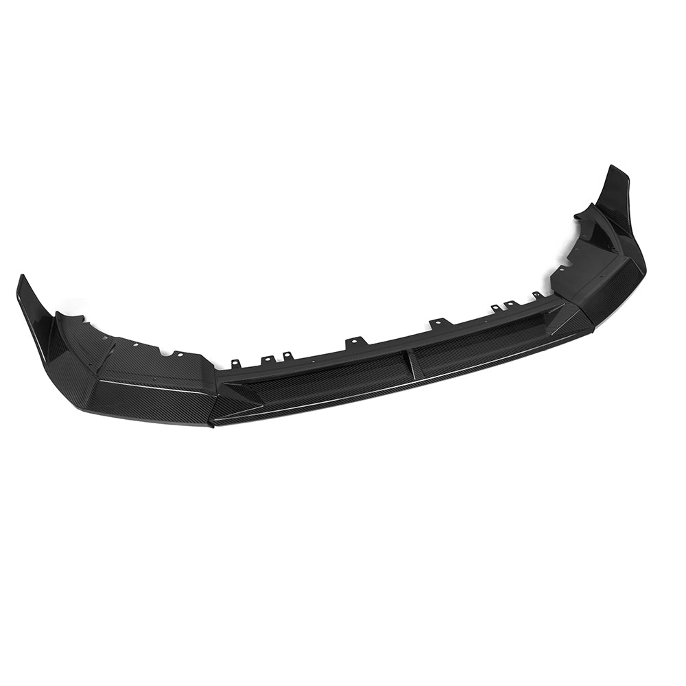 SOOQOO BMW X3M F97 carbon fibre front splitter - installation fitment view