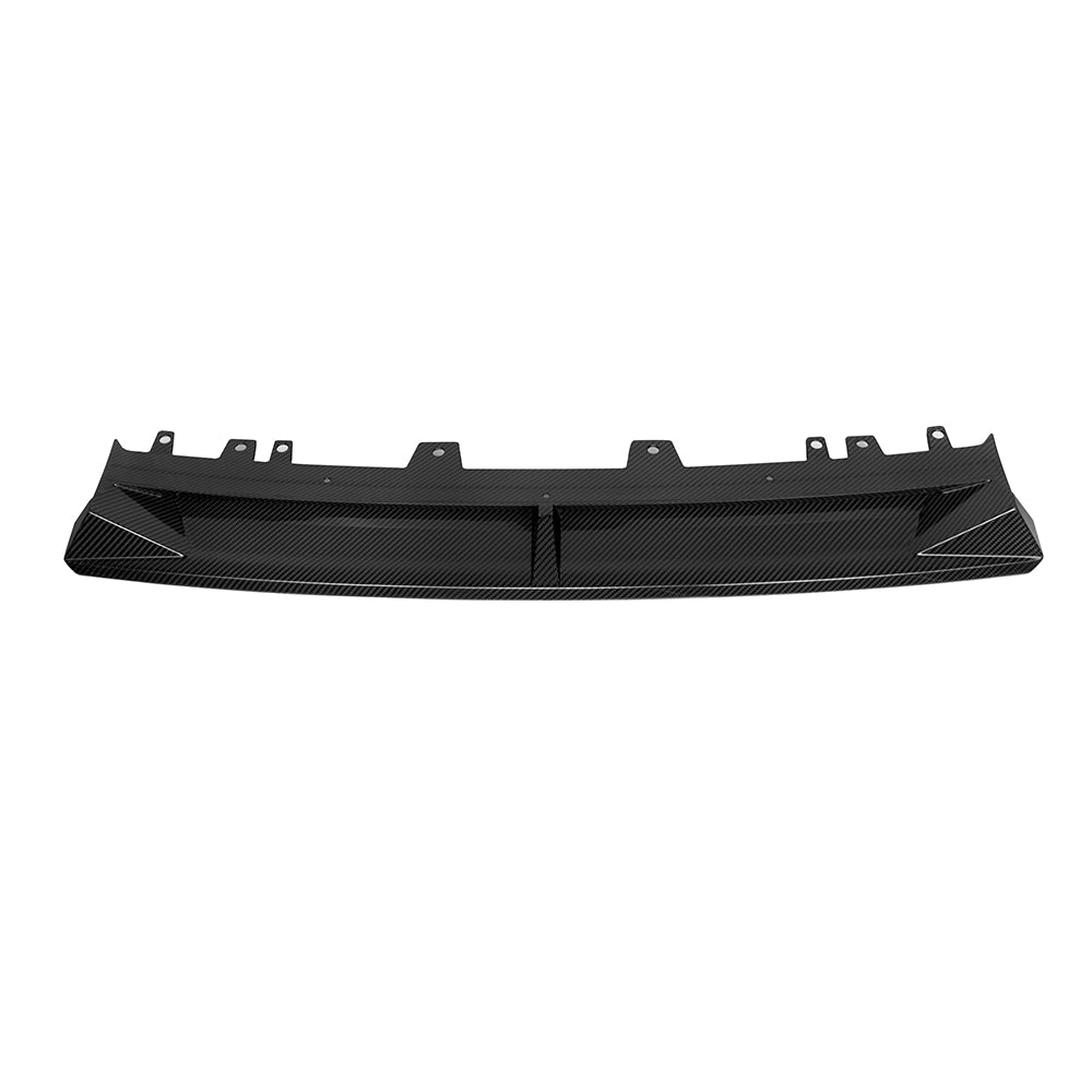 SOOQOO BMW X3M F97 carbon fibre front splitter - front three-quarter view