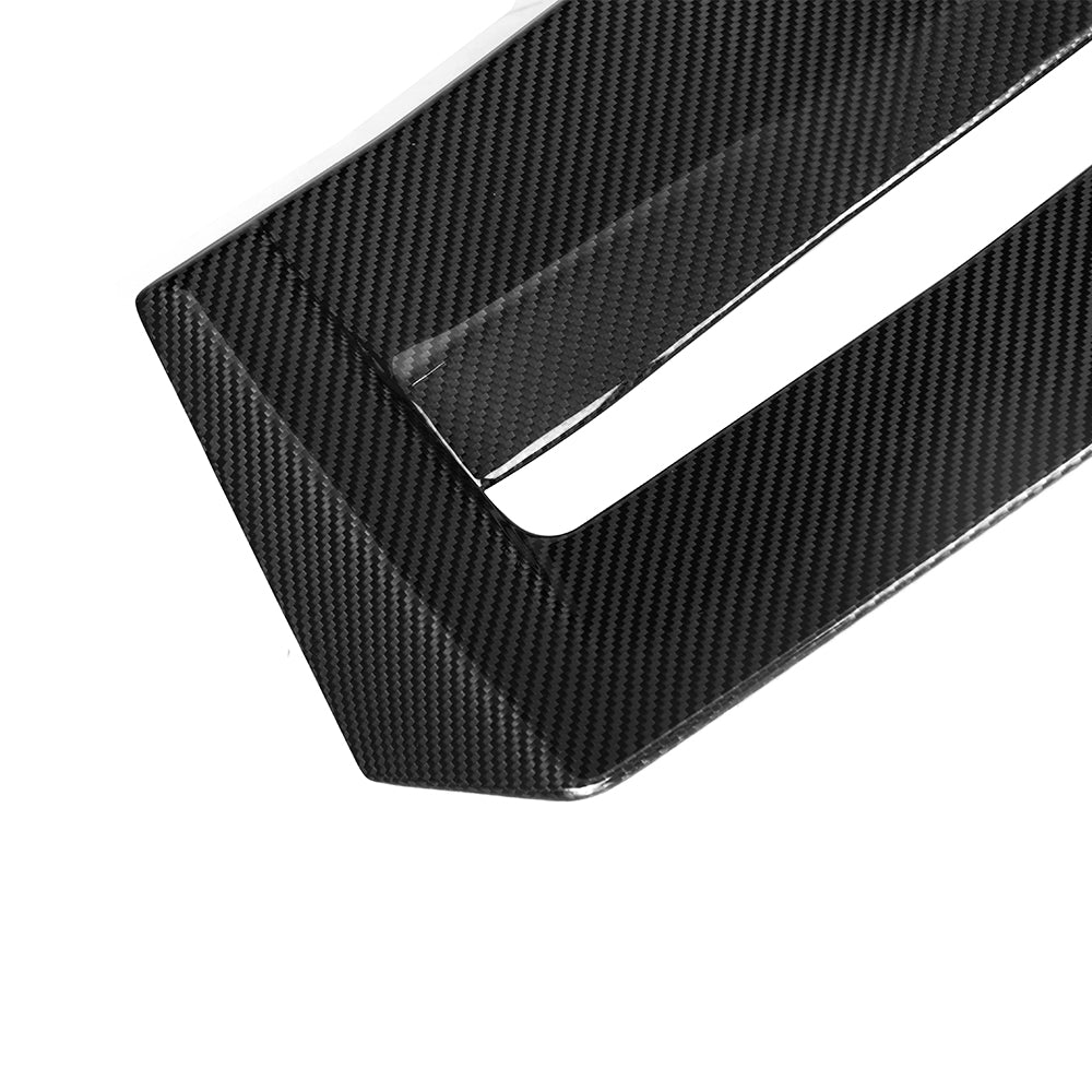 SOOQOO BMW X4M F98 carbon fibre spoiler - rear three-quarter view