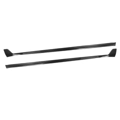 SOOQOO BMW X3M F97 carbon fibre side skirt - front three-quarter view
