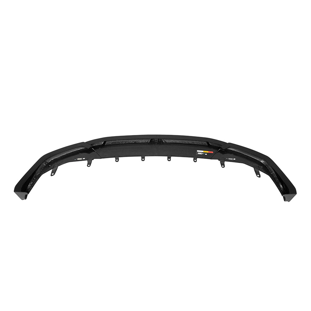 SOOQOO BMW 2 Series F74 carbon fibre front splitter - installation fitment view