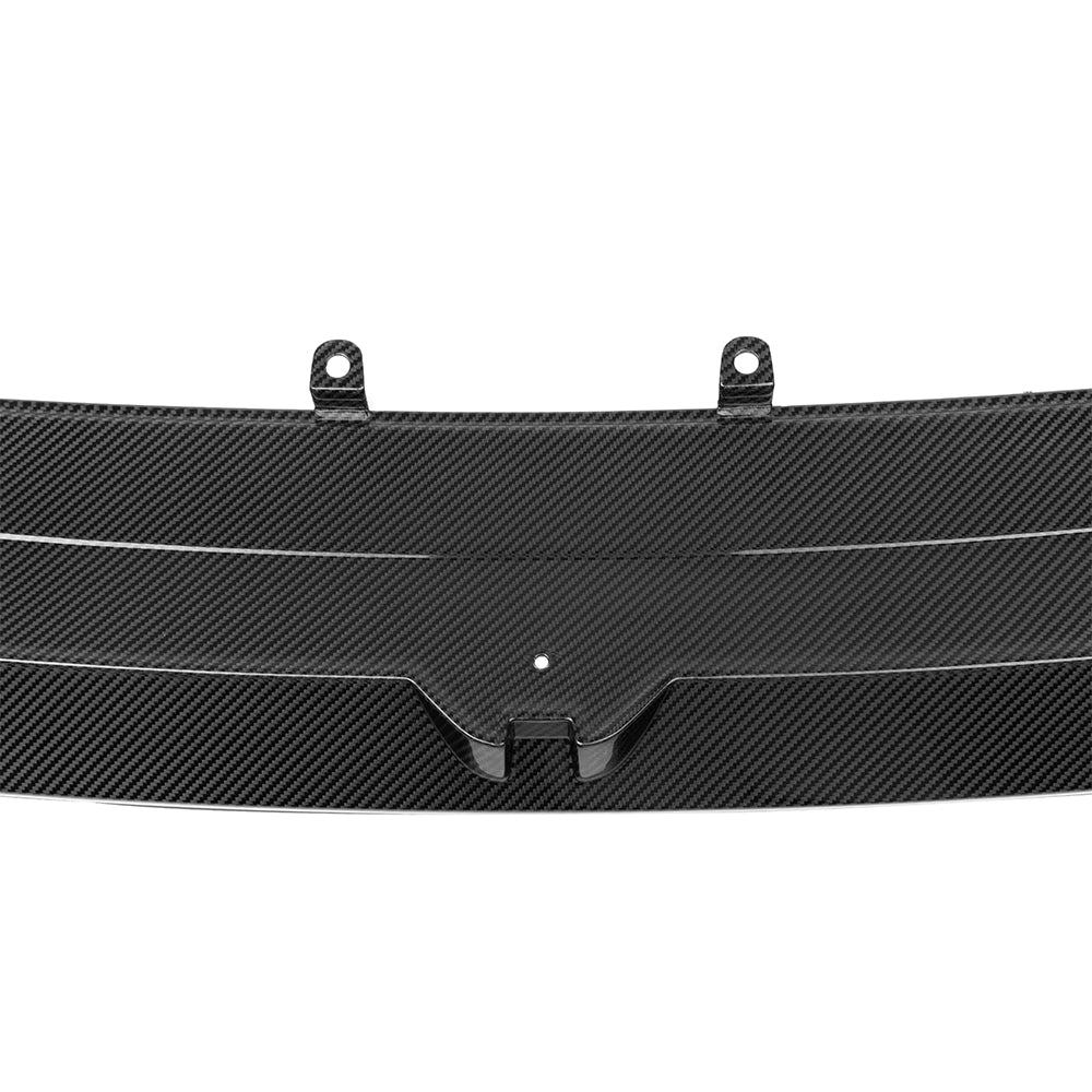 SOOQOO BMW 2 Series F74 carbon fibre front splitter - front three-quarter view