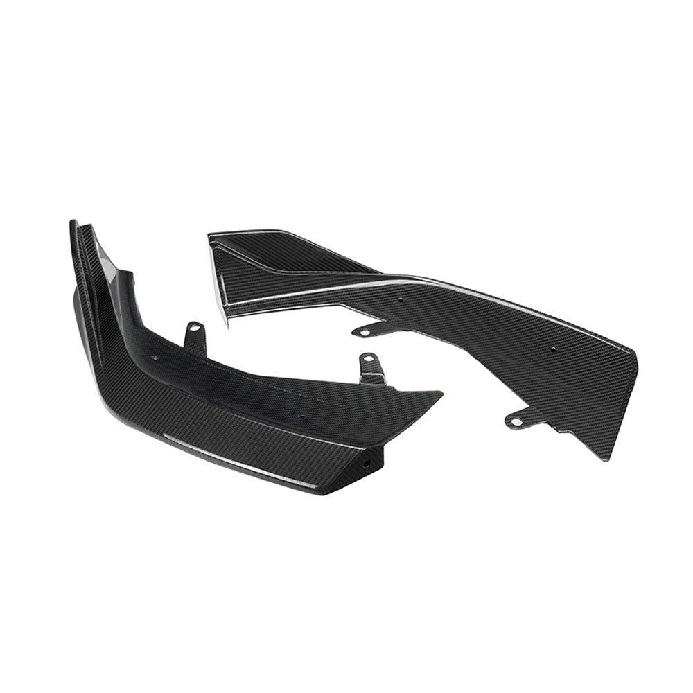SOOQOO BMW 2 Series F74 carbon fibre front splitter - side profile view