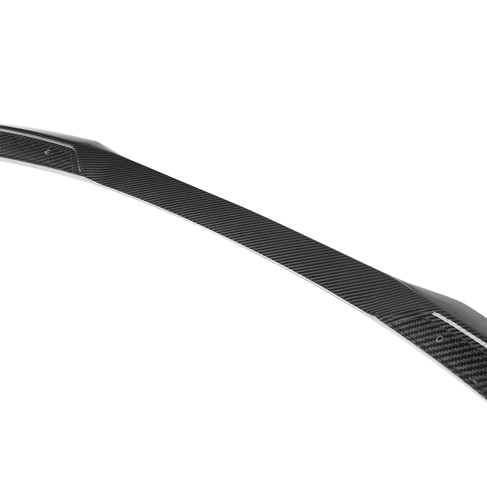 SOOQOO BMW 2 Series F74 carbon fibre spoiler - rear three-quarter view