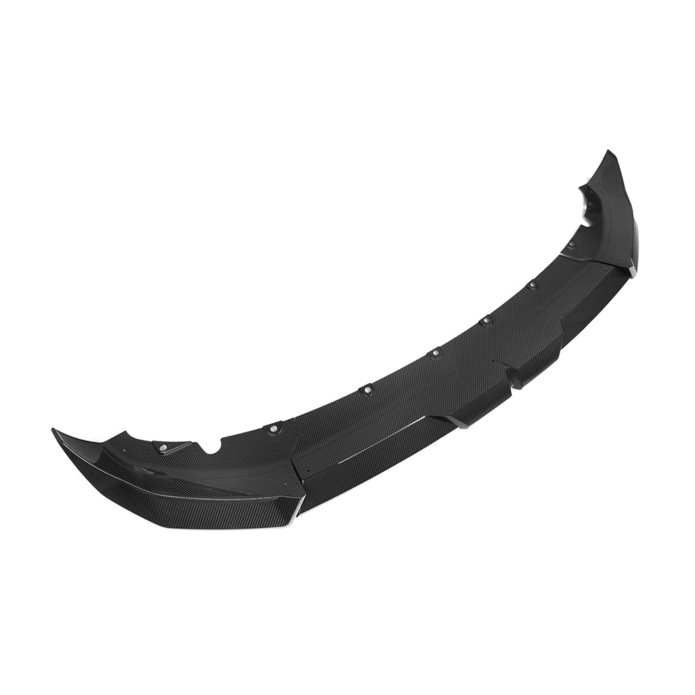 SOOQOO BMW X3 G45 carbon fibre front splitter - detail shot of mounting points