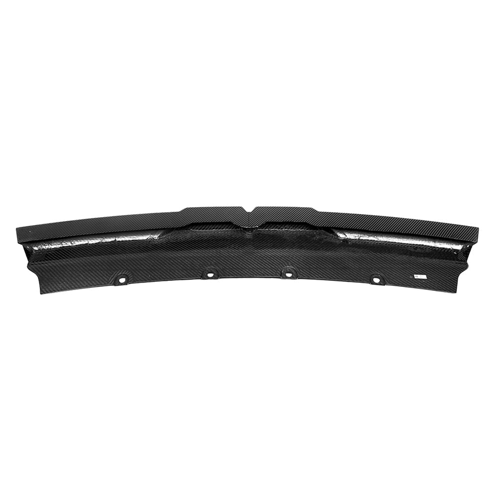 SOOQOO BMW X3 G45 carbon fibre front splitter - front three-quarter view