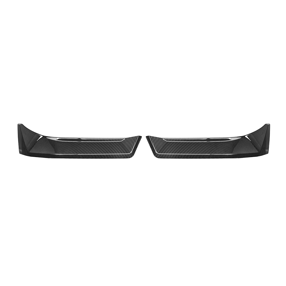 SOOQOO BMW X3 G45 carbon fibre front splitter - installation fitment view