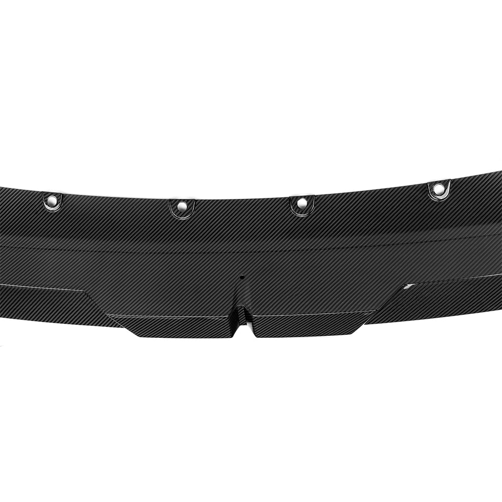 SOOQOO BMW X3 G45 carbon fibre front splitter - detail shot of mounting points