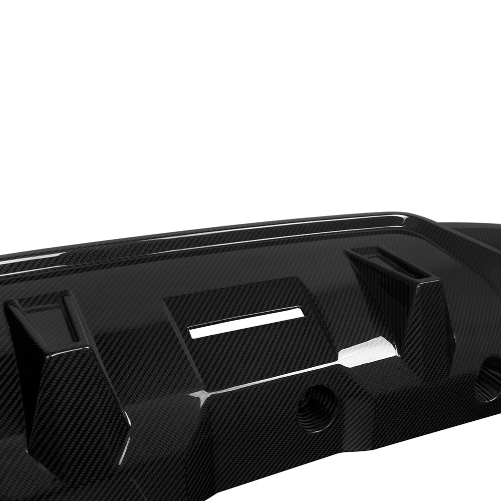 SOOQOO BMW X3 G45 carbon fibre rear diffuser - side profile view