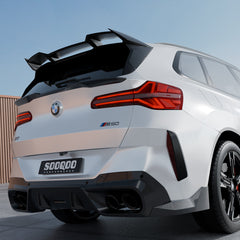 SOOQOO BMW X3 G45 carbon fibre carbon trim - side profile view