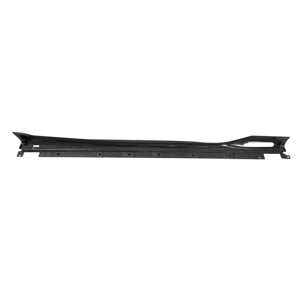 SOOQOO BMW X3 G45 carbon fibre side skirt - installation fitment view