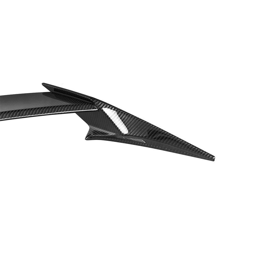 SOOQOO BMW X3 G45 carbon fibre spoiler - side profile view