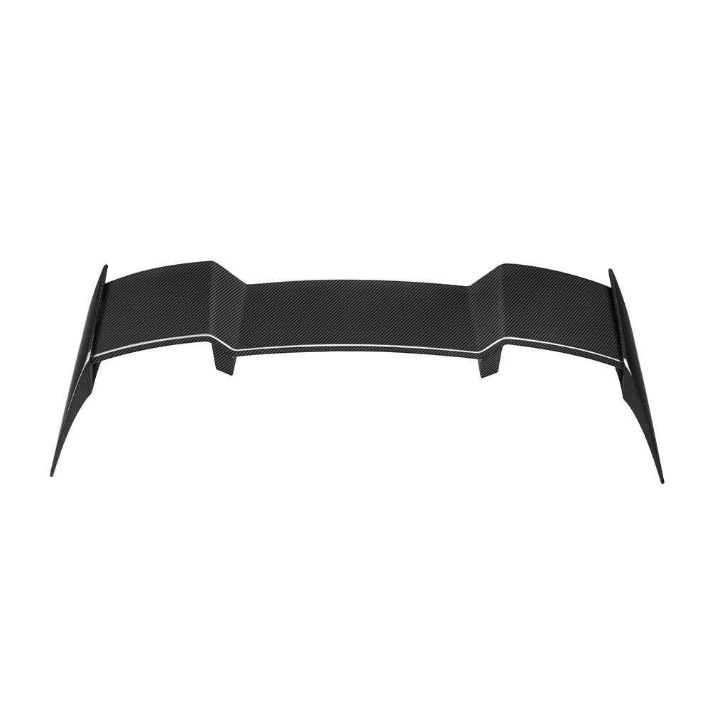 SOOQOO BMW X3 G45 carbon fibre spoiler - installation fitment view