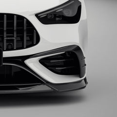 SOOQOO Mercedes-Benz CLE 53  carbon fibre front bumper trim - side profile view