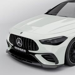 SOOQOO Mercedes-Benz CLE 53  carbon fibre front splitter - front three-quarter view