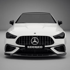SOOQOO Mercedes-Benz CLE 53  carbon fibre front splitter - side profile view