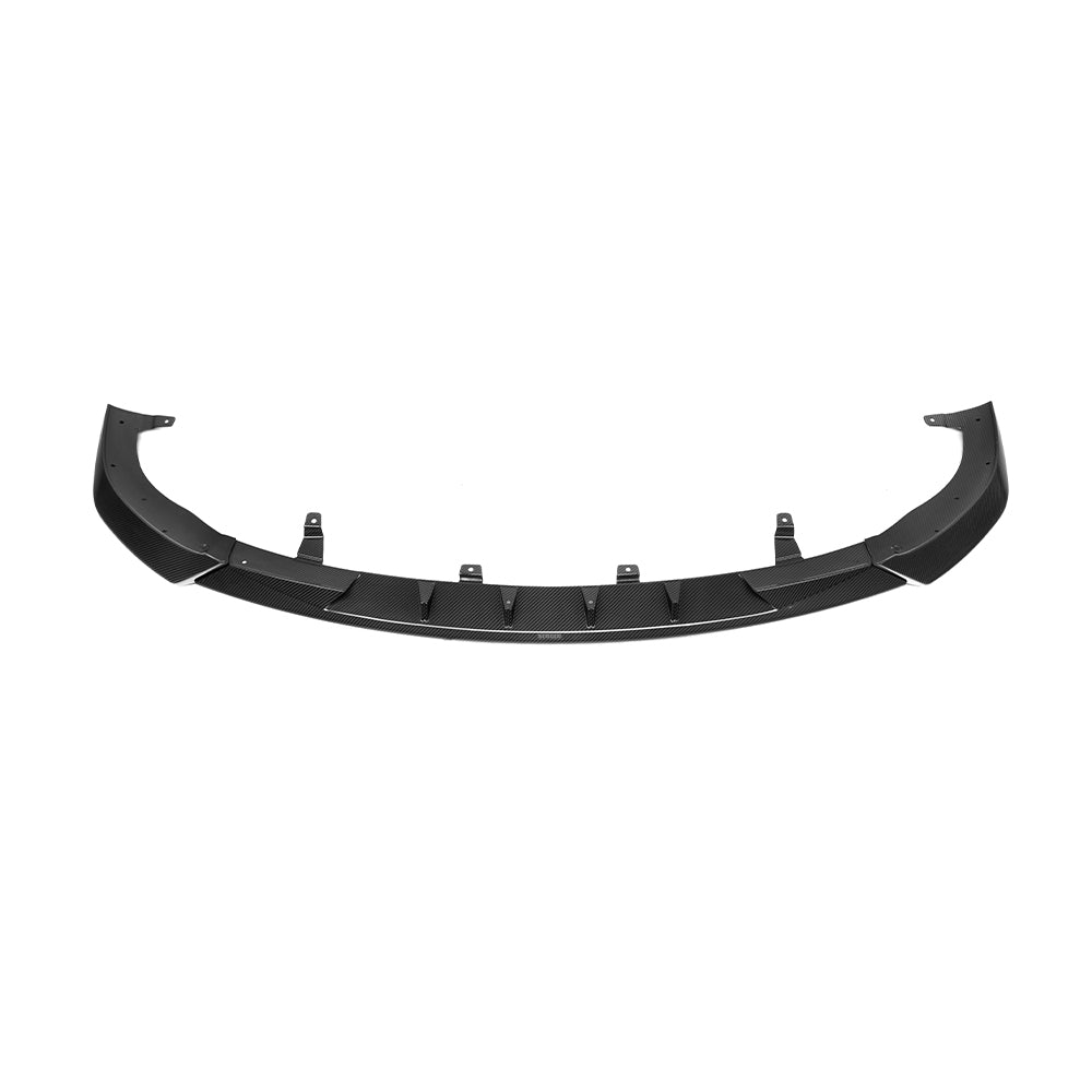SOOQOO Mercedes-Benz CLE 53  carbon fibre front splitter - installation fitment view