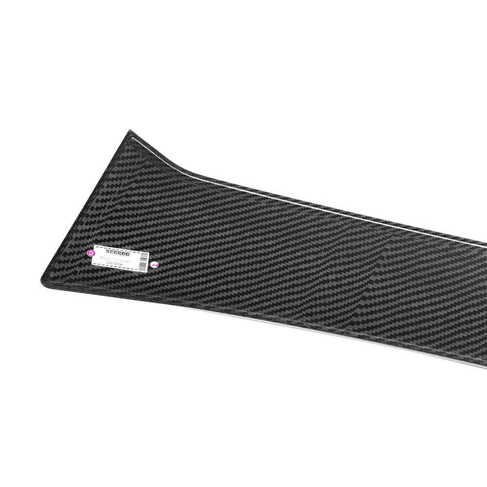 SOOQOO Mercedes-Benz   carbon fibre spoiler - front three-quarter view