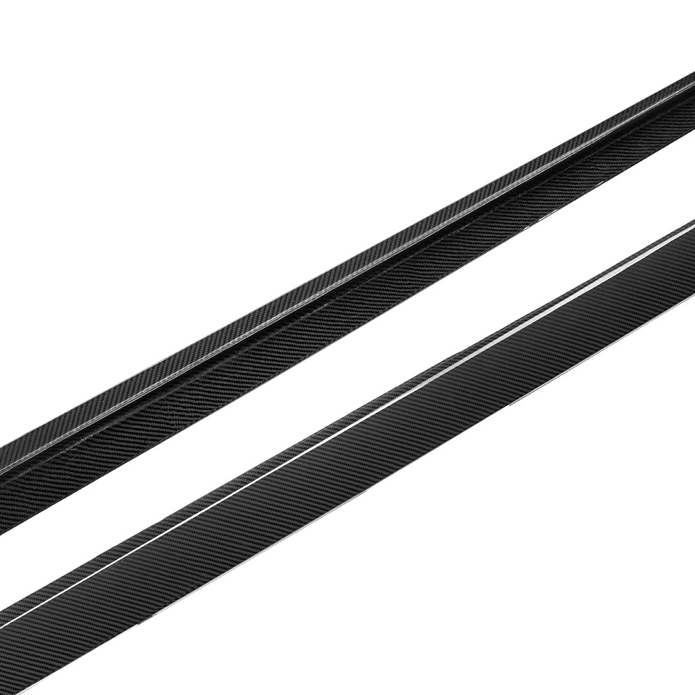 SOOQOO Mercedes-Benz CLE 53  carbon fibre side skirt - side profile view
