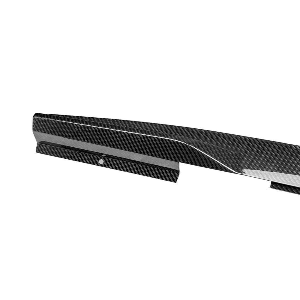 SOOQOO Mercedes-Benz CLE 53  carbon fibre side skirt - installation fitment view