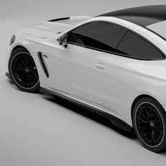 SOOQOO Mercedes-Benz CLE 53  carbon fibre side skirt - side profile view