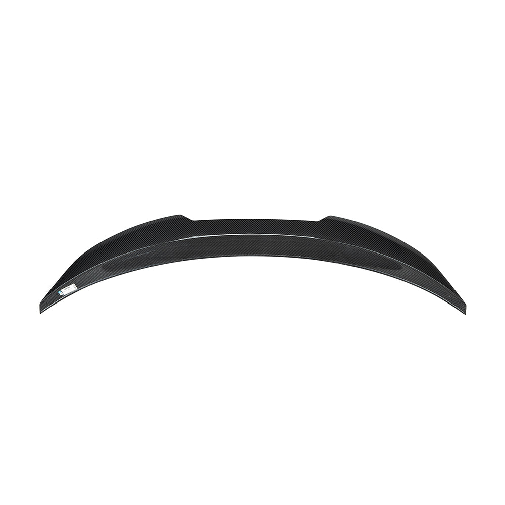 SOOQOO Mercedes-Benz   carbon fibre spoiler - top-down view showing panel alignment