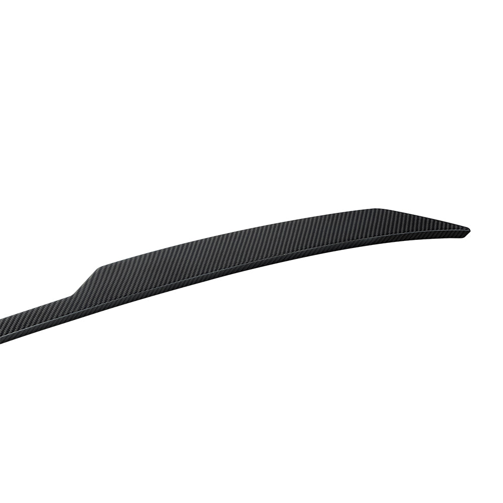 SOOQOO BMW M5 G99 carbon fibre spoiler - detail shot of mounting points
