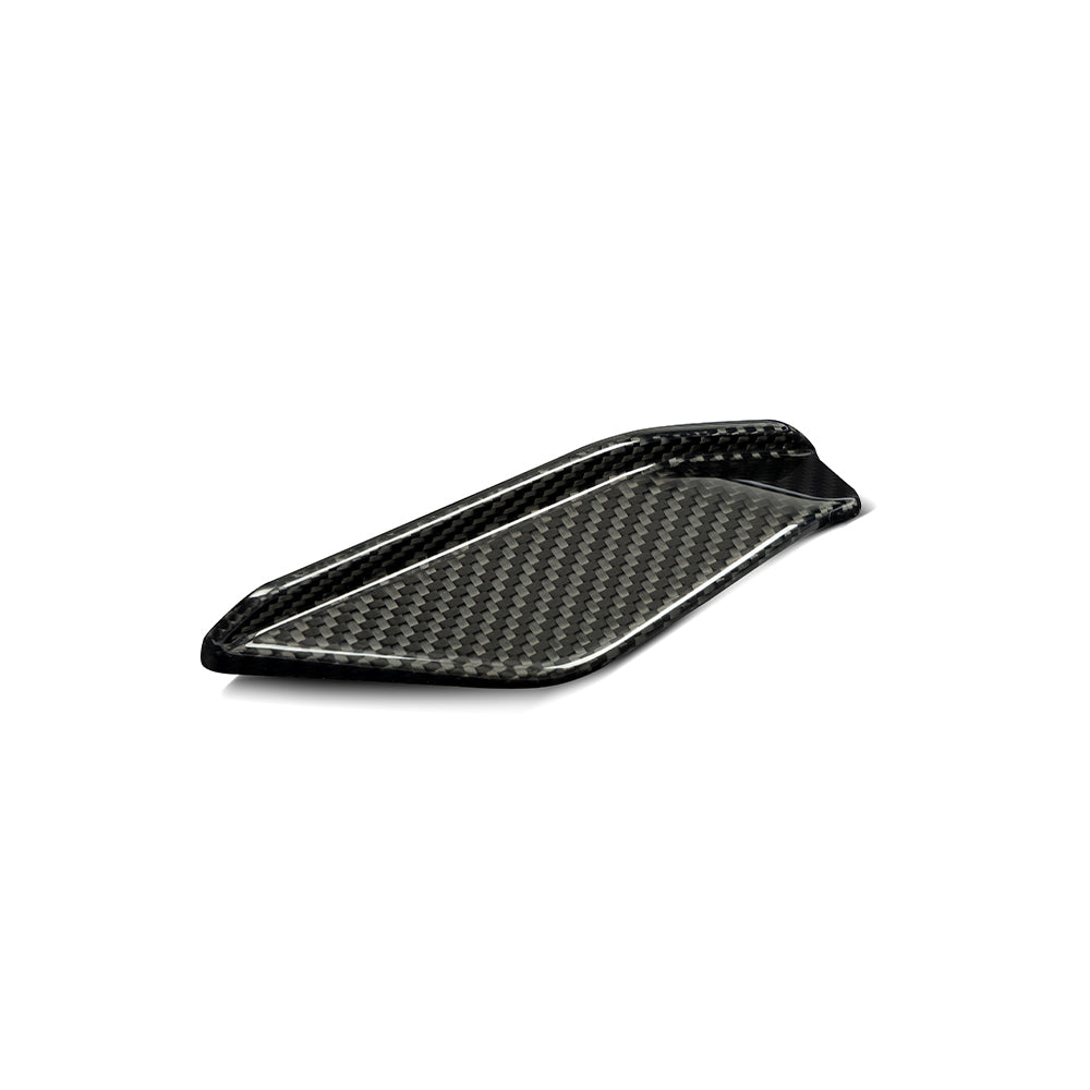 SOOQOO Audi RS3  carbon fibre canard - installation fitment view