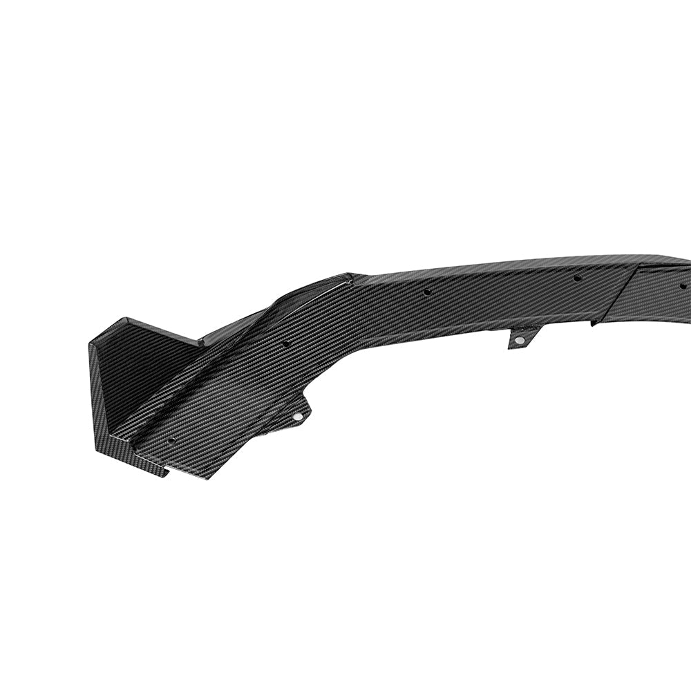 SOOQOO Audi RS3  carbon fibre front splitter - installation fitment view