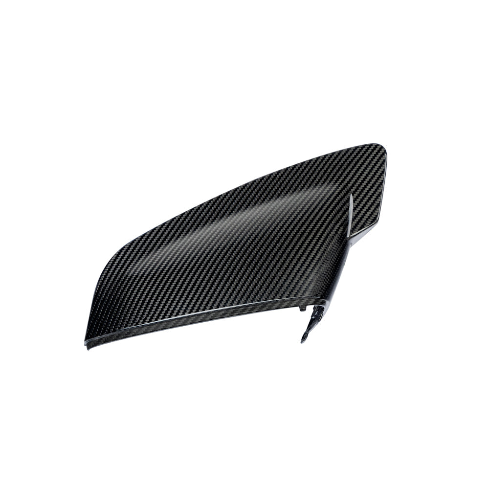SOOQOO Audi RS3  carbon fibre mirror cap - installation fitment view