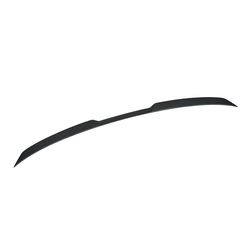 SOOQOO Audi RS3  carbon fibre spoiler - front three-quarter view