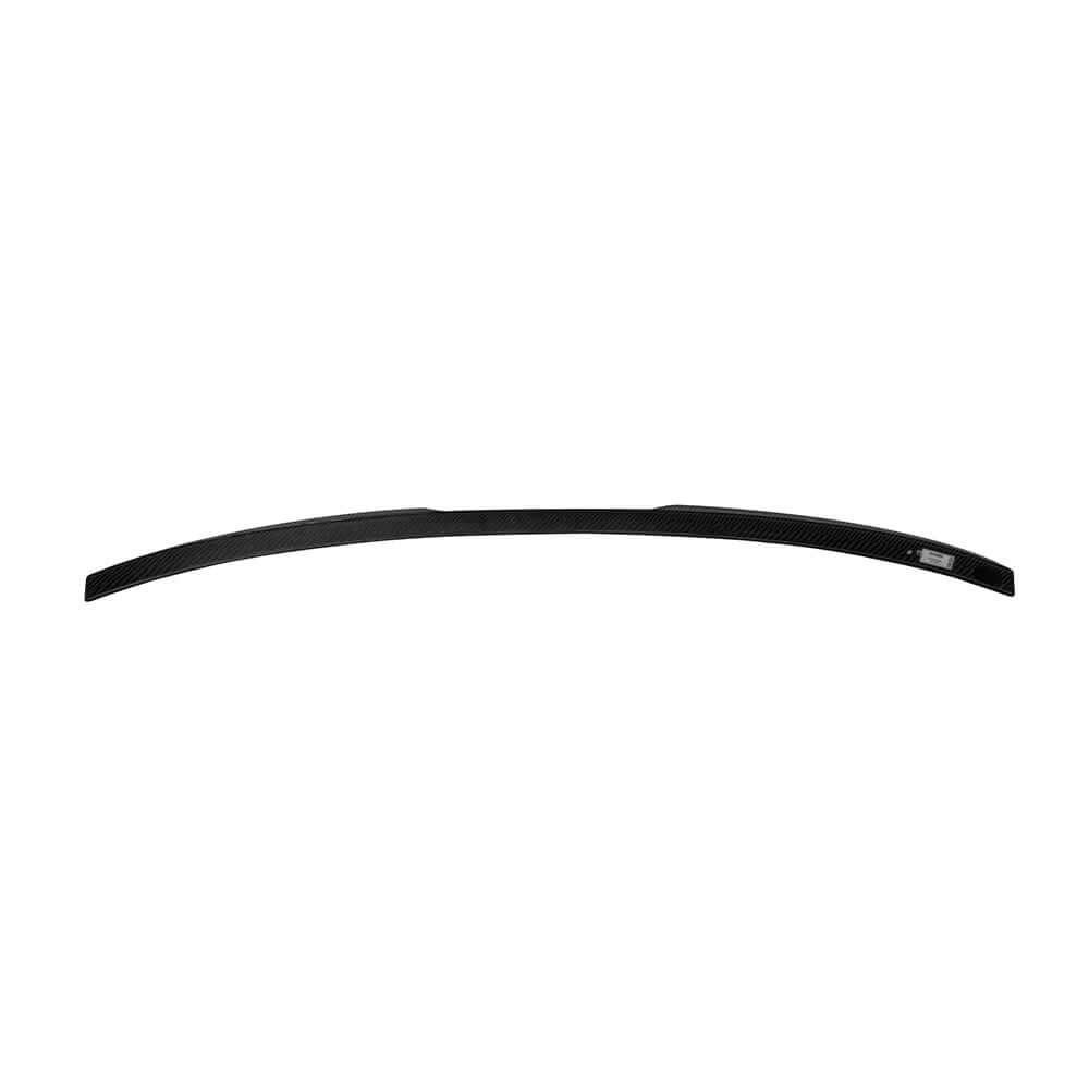 SOOQOO Audi RS3  carbon fibre spoiler - front three-quarter view