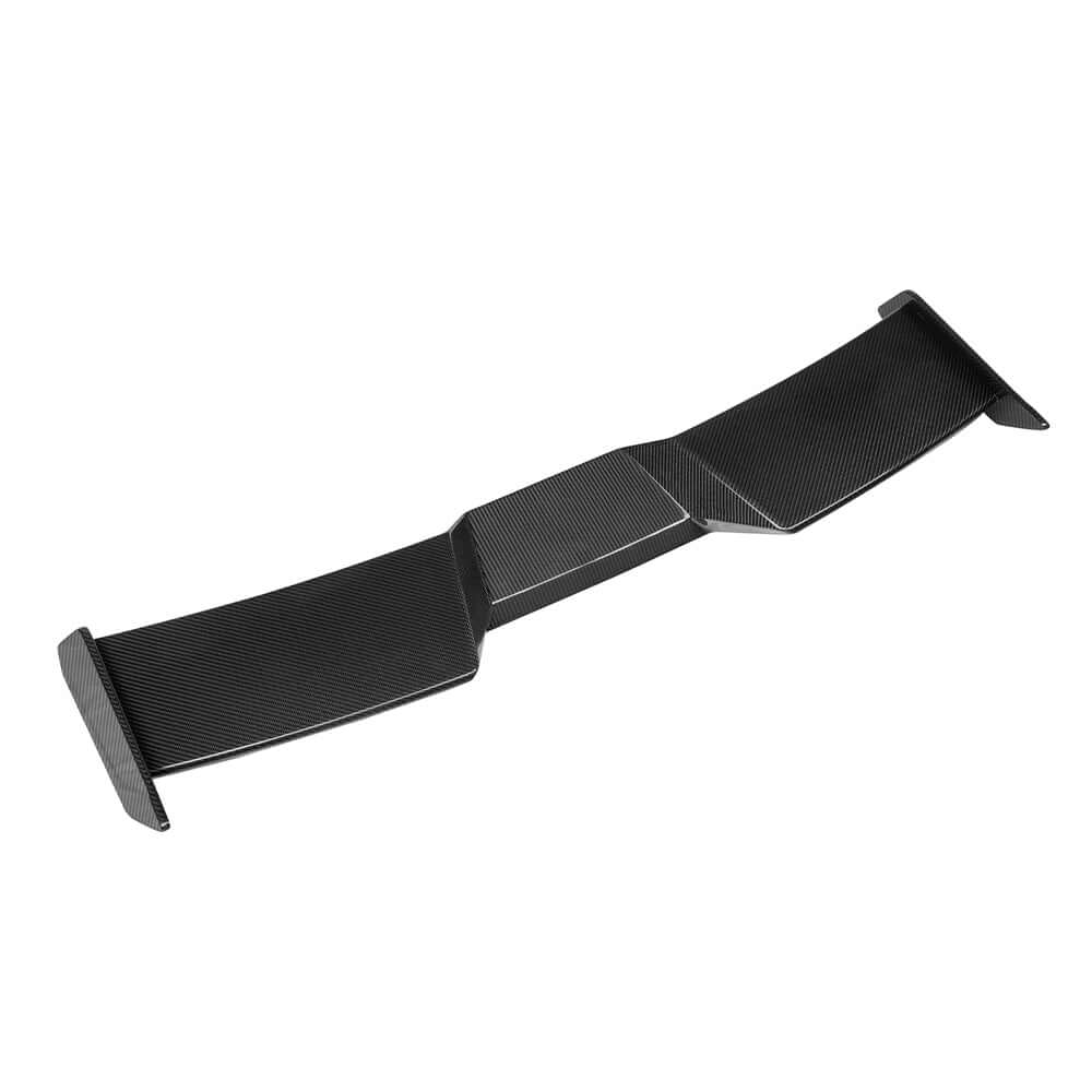 SOOQOO Audi RS3  carbon fibre spoiler - front three-quarter view