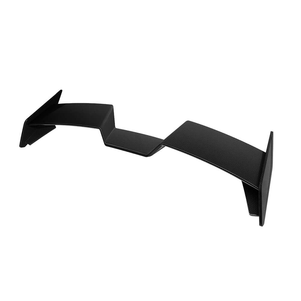 SOOQOO Audi RS3  carbon fibre spoiler - front three-quarter view
