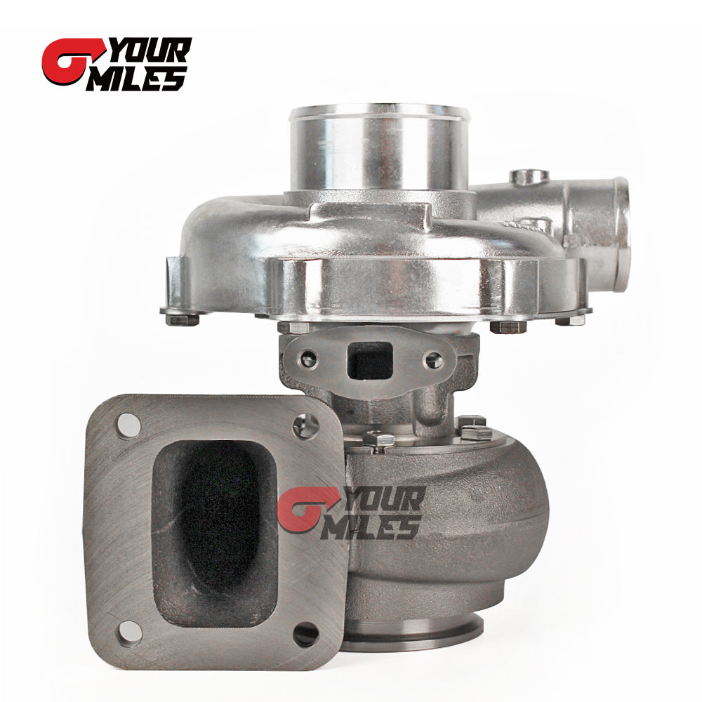 Yourmiles T67 Billet Wheel Turbocharger T4 0.68/0.81/0.96 Ptrim Turbine+Flange Clamp