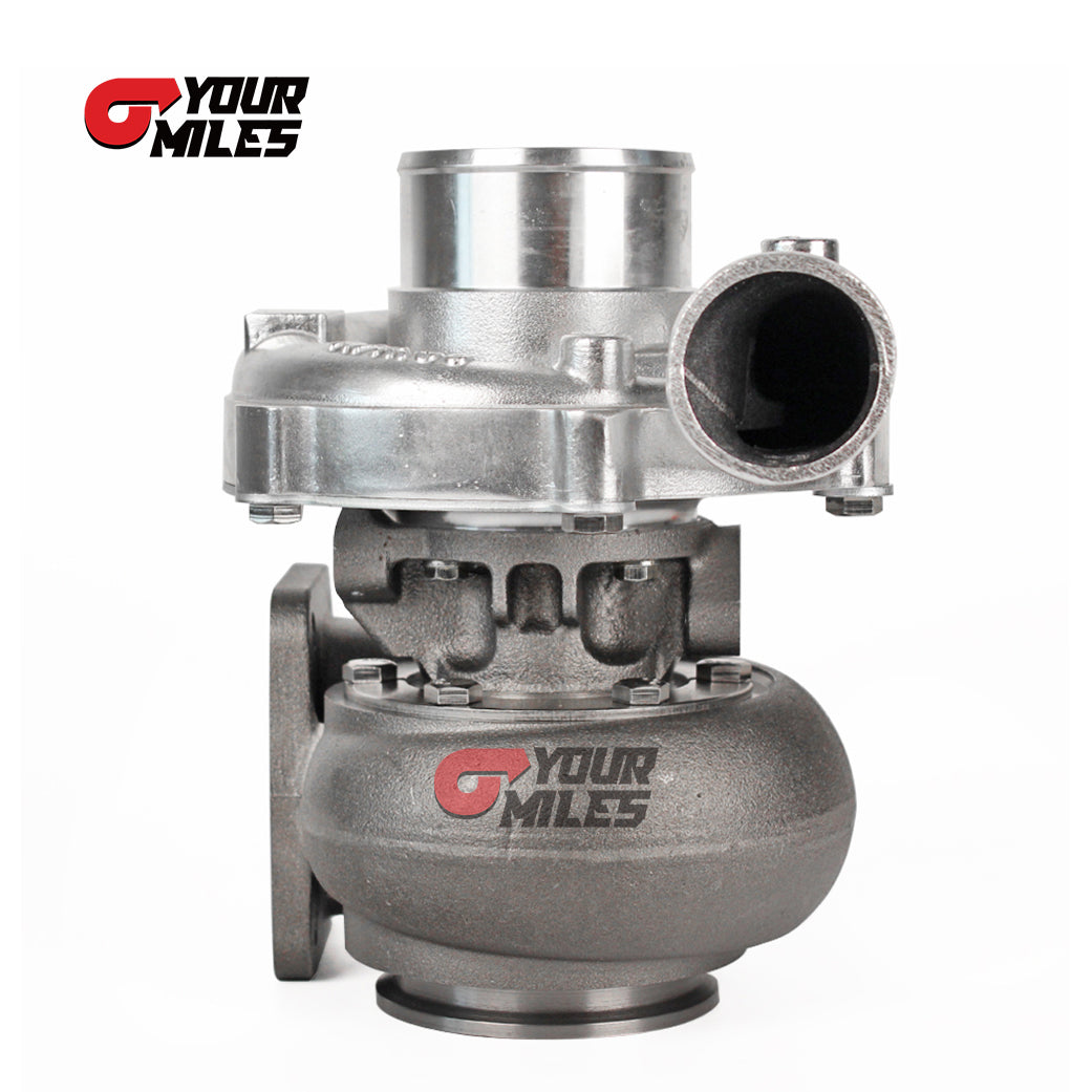 Yourmiles T67 Billet Wheel Turbocharger T4 0.68/0.81/0.96 Ptrim Turbine+Flange Clamp