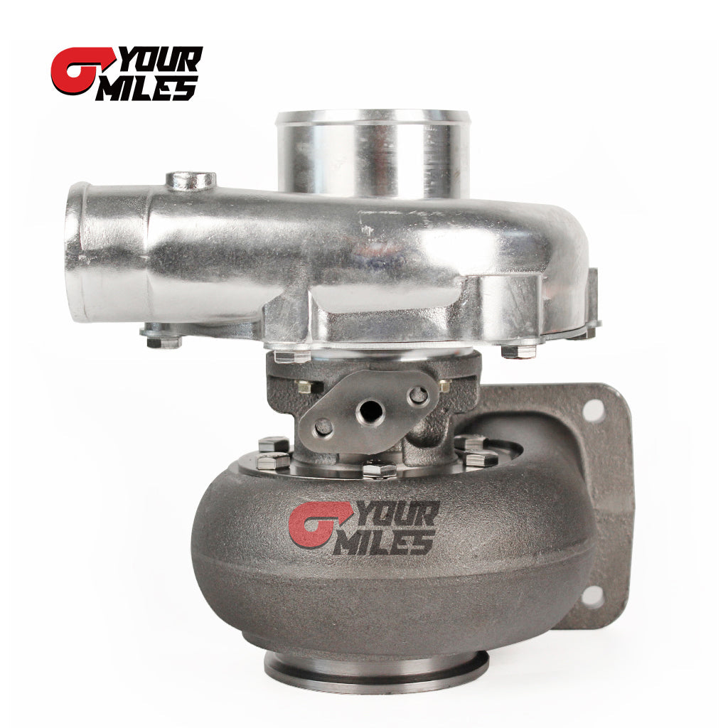 Yourmiles T67 Billet Wheel Turbocharger T4 0.68/0.81/0.96 Ptrim Turbine+Flange Clamp