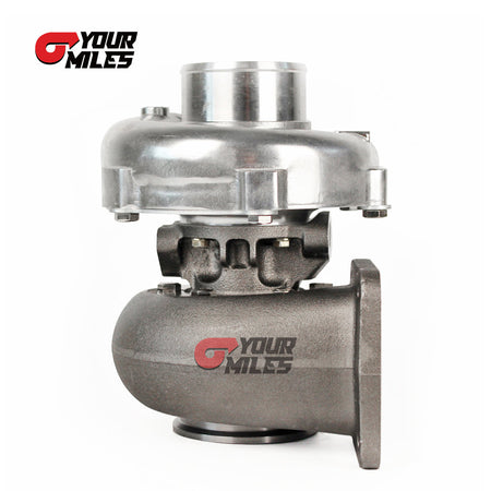 Yourmiles T67 Billet Wheel Turbocharger T4 0.68/0.81/0.96 Ptrim Turbine+Flange Clamp
