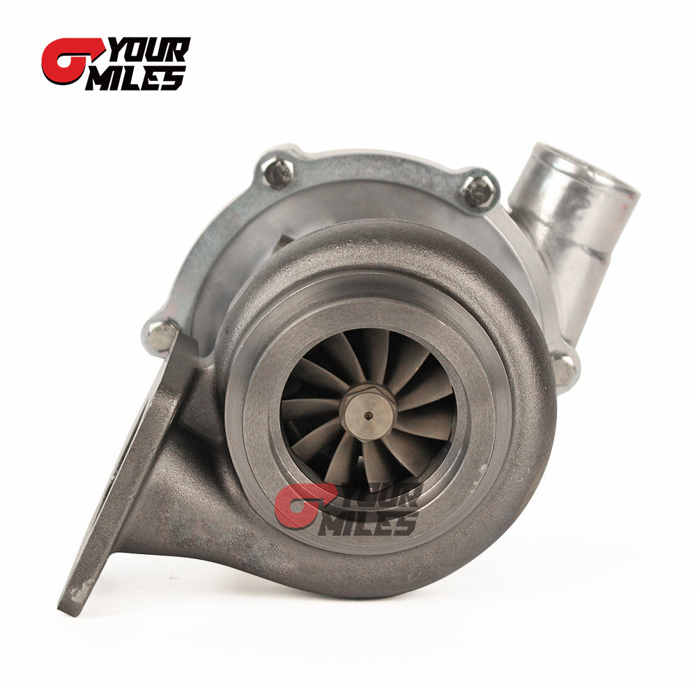 Yourmiles T67 Billet Wheel Turbocharger T4 0.68/0.81/0.96 Ptrim Turbine+Flange Clamp