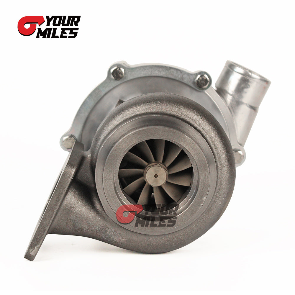 Yourmiles T67 Cast Compressor Wheel Turbocharger T4 0.68/0.81/0.96 Ptrim Turbine+Flange Clamp