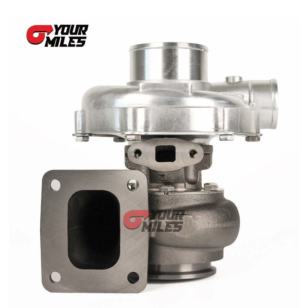 Yourmiles T67 Billet Wheel Turbocharger T4 0.68/0.81/0.96 Ptrim Turbine+Flange Clamp