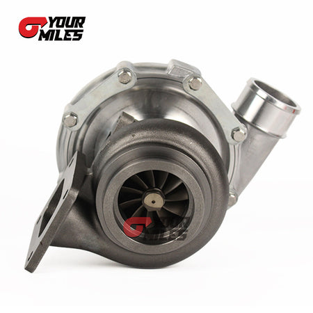 Yourmiles T72 Billet Wheel Dual Ball Bearing Turbo T4 0.68/0.81/0.96 Qtrim Turbine+Flange Clamp